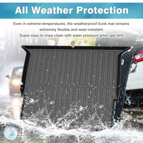 Mixsuper Cargo Liner for Chevrolet Blazer 2019-2024 2025 2026, Trunk Mat for Chevy Blazer Accessories All Weather Cargo Mat Rear Trunk Liner Black - size: Cargo Liner for Chevy Blazer 2019-2025