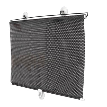 PATKAW 1 PCS Blackout Blinds No Drill, Retractable Roller Window Shades with Suction Cups, Portable Light Blocking Roller Blinds for Bedroom, Office, Nursery, RV, Car and Travel (49.2" x 19.7") - size: 1"W x 1"H
