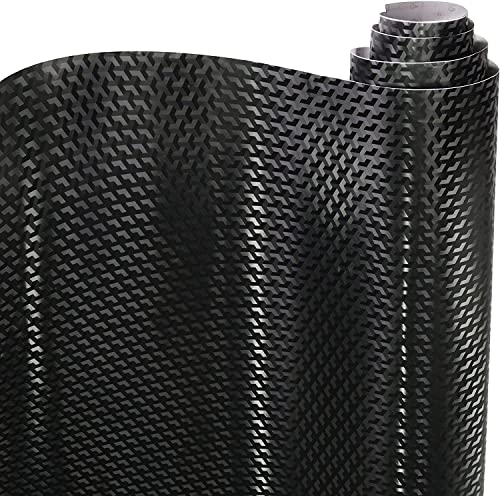 VViViD+ Designer Triangle Carbon Fiber Vinyl Wrap (100ft x 5ft) with Air Release - size: 100ft x 5ft