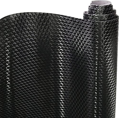 VViViD+ Designer Triangle Carbon Fiber Vinyl Wrap (100ft x 5ft) with Air Release - size: 100ft x 5ft