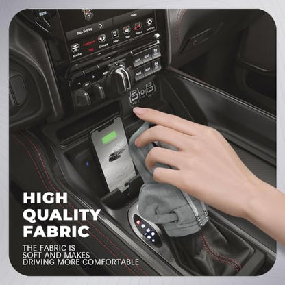 Gear Shift Hoodie, Gear Shift Cover, Fashionable Hoodie Automotive Gear Shift Knob Protector, Car Accessories Mini Sweater Gear Shift Knob Cover for Car Gear Shift Levers (Gray) - color: Gray