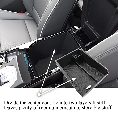 Center Console Armrest Storage Box Compatible with Hyundai Tucson 2016-2021 ABS Tray Insert Organizer Glove Pallet Phone Holder - size: for Tucson | 2016-2021