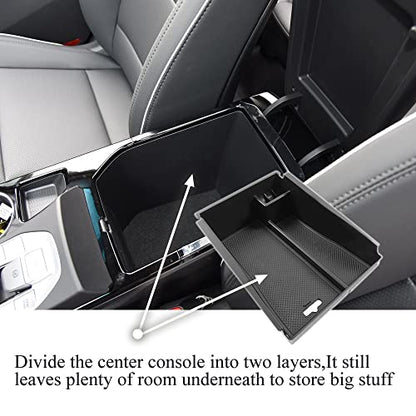 Center Console Armrest Storage Box Compatible with Hyundai Tucson 2016-2021 ABS Tray Insert Organizer Glove Pallet Phone Holder - size: for Tucson | 2016-2021