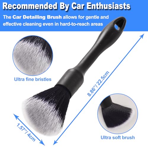 3PCS Wheel Brush Kit for Cleaning Wheel and Tire, Wheel and Rim Brush, Car Detailing Brushes, Bendable & Durable Car Wheel Rim Cleaner Brush Set,Car Detailing Cleaning Brush Supplies Kit - color: Blue