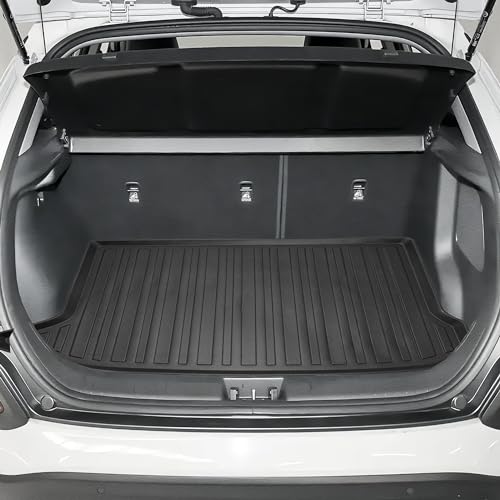 Premium Cargo Liner for Hyundai Kona Electric 2018-2023 - 100% Protection - Custom Fit Car Trunk Mat - All-Season Black Cargo Mat - 3D Shaped Laser Measured Trunk Liners for Hyundai Kona Electric