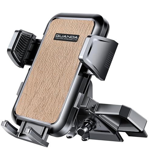 Slot Phone Mount, Military-Grade Stable Car Phone Holder [Thick Cases Friendly], 360° Adjustable Universal Phone Mount for for Cars Fit for iPhone 17 16 15 Samsung All Phones-2026 Upgraded - color: Gold