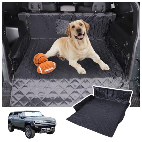 Cargo Mat Liner for Hummer EV Accessories All Weather Rear Trunk Floor Mat Protection for 2024 2025 2026 Hummer EV SUV Cargo Liner for Dogs Heavy Duty 3D Nonslip Waterproof (SUV/A) - style: Style A