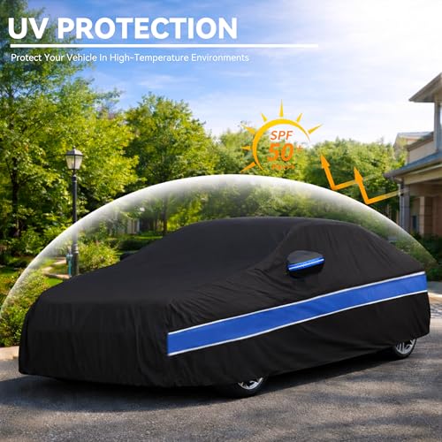 Car Cover Custom Fit Chevy Camaro,10-Layer Car Cover Waterproof All Weather,Full Exterior Cover with Cotton Lining,Sun Rain UV Dust Snow Protection with Door Zipper,Fit for Chevy Camaro 2010-2025 - size: Custom Fit for Chevy Camaro