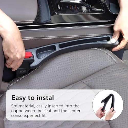 【Compatible with Lexus RX350 NX350 】 Seat Gap Filler,No Drop Seat Guard Compatible with Lexus RX NX Series,Drop Seat Guards for Cars(2Pcs),Emergency Keychain Car Escape Tool(2Pcs) - style: RX NX Series