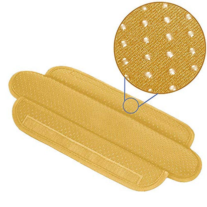 ZINZ Ultra Thick & Breathable Universal Shoulder Pad Cushion for Bag - Long & Comfort - color: Yellow