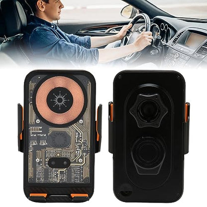 Cuifati Car Charger Stand, Transparent Style, 360 Rotatable Bracket, Touch Phone Holder Mount (C10)