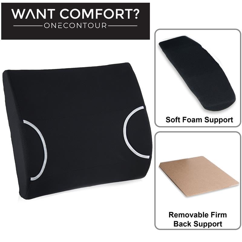 Vaunn Medical Lumbar Back Support Cushion Pillow - size: without Gel Pad