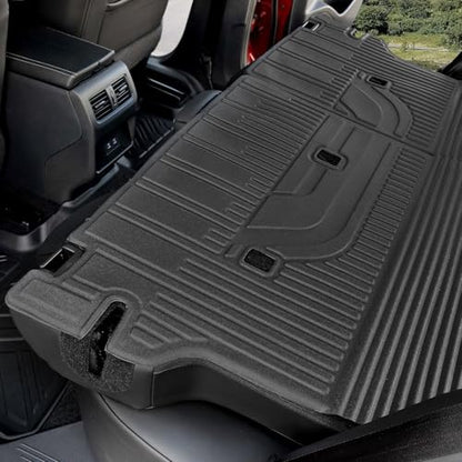 Cargo Mat for Nissan Rogue 2026 2025 2024-2021 Accessories, Full Coverage All Weather Trunk Cargo Liner with Backrest Protectors & Storage Mats