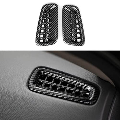 Car Air Outlet Vent Cover Trim Decals for 2022 2023 2024 2025 Honda Civic 11th Gen Accessories ABS Carbon Fiber Interior Stickers - color: Air Vent Trim