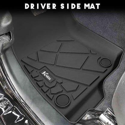KARPAL Floor Mats & Truck Bed Mat for 2020-2025 2026 Jeep Gladiator JT, All Weather TPE Custom Fit Floor Liners Car Mats Accessories, Front & 2nd Row & Cargo Liner - style: 2020-2026 | For Jeep Gladiator | Combo Set