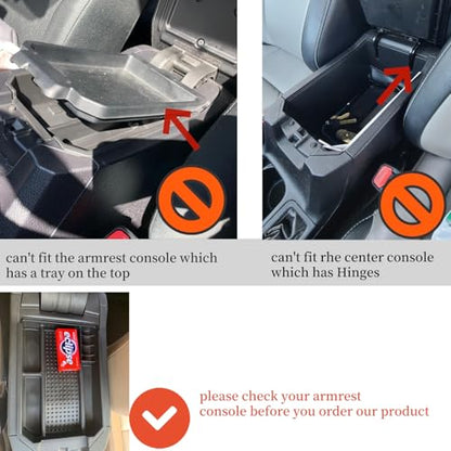 Center Console Organizer Tray Compatible with Toyota RAV4 2013 2014 2015 2016 Storage Box ABS Tray Insert Organizer Glove Pallet - size: for Rav4 2013-2016