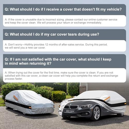 10 Layers Car Cover Custom Fit for BMW 4Series (2013-2026) F32, F33, F36, G22, G23, G26, Waterproof All Weather for Automobiles, Outdoor Full Cover Sun Dust Rain Protection with Cotton. Silver - size: Custom Fit for BMW 4-Series
