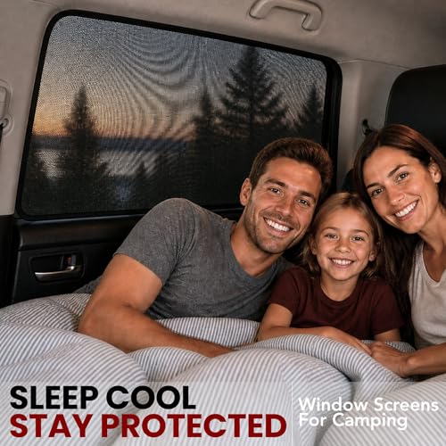 Car Sun Shade for Baby - Stretchy Mesh Fits Like a Sock, No Sun Leak on Back Seat Window, Sunscreen/Insect Screen Protects Your Child All Year, in Cabin Heat Reduction (M/Rect) - size: M/Rect