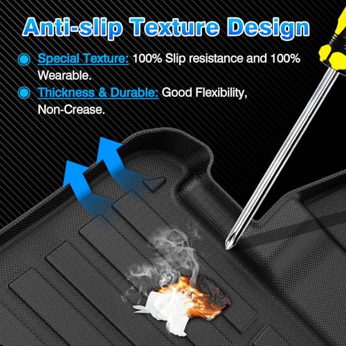 Sienna Cargo Liner - Trunk Mat for Toyota Sienna 2021-2026, All Weather Cargo Mat for Sienna Accessories, Heavy Duty Car Mats, Car Accessories - size: 2)Toyota Sienna 21-25
