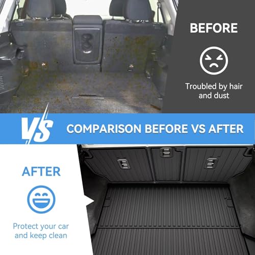 Cargo Liner with Backrest Mat Compatible with 2017-2025 Mazda CX-5 All Weather Protection CX5 Accessories - style: 18) for Mazda CX-5 2017-2025 Cargo Liner & Seat Back Mat