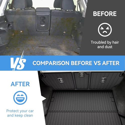 Cargo Liner with Backrest Mat Compatible with 2017-2025 Mazda CX-5 All Weather Protection CX5 Accessories - style: 18) for Mazda CX-5 2017-2025 Cargo Liner & Seat Back Mat