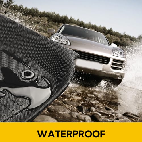 AOMSAZTO Floor Mats & Cargo Liner Fit for 2017-2025 2026 Audi Q7/SQ7 - Custom Fit All Weather TPE Rubber Floor Liners for Audi Q7 1st & 2nd Row & Trunk Mat Full Set Car Mats, Black - style: 5) for Audi Q7 | 2017-2026 | Floor+Cargo Mats