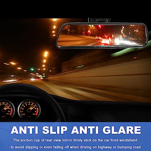 Interior Rear View Mirror for Driving Test with adhesive Suction Cup,Extra Rear-View Mirror and Blind Spot Checker(7.87 x 2.36 inch)