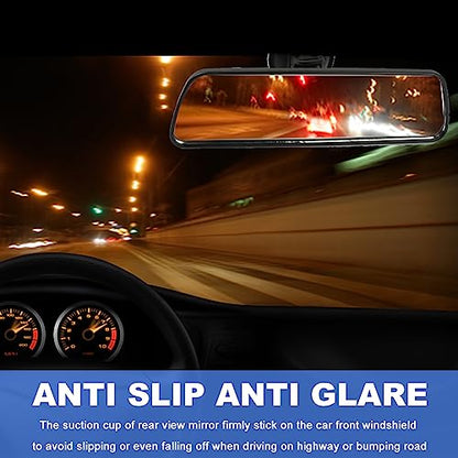 Interior Rear View Mirror for Driving Test with adhesive Suction Cup,Extra Rear-View Mirror and Blind Spot Checker(7.87 x 2.36 inch)