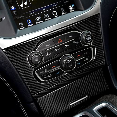 Car Air Conditioning A/C Panel Decals for 2015-2023 Chrysler 300 / 300C / 300S / Limited/Touring Accessories Interior Stickers - color: Center Control Panel