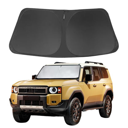 Land Cruiser Custom Windshield Sun Shade for to yo ta Land Cruiser 1998-2025 Front Window Sunshade Sun Visor 240T Shade Blocks UV Rays Car Accessories - size: CX-50 2017-2025