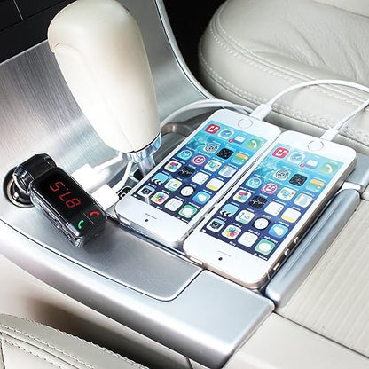 Bracketron Roadtripper Bluetooth Enabled FM Transmitter Connect Phone Audio to Cars Trucks RVs Buses Boats Radio Speakers