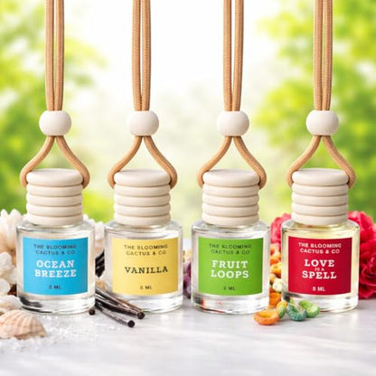 4 Pack Air fresheners | Long lasting car air fresheners, Hand-made in USA | Small room diffuser | Small Business Woman Owned. (8 ml Sweet & Fresh Pack Mix) - style: 8 ml Sweet & Fresh Pack Mix