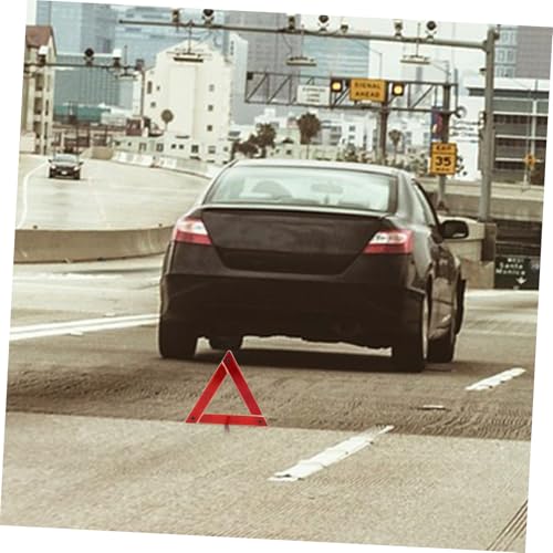 Holibanna Triangle Warning Sign for Car Portable Emergency Reflective Safety Triangle Roadside Alert Tool Design for Roadside Safety