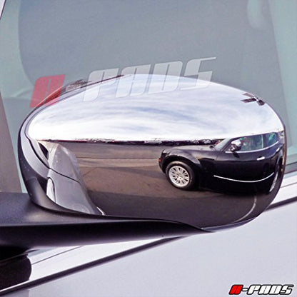 Compatible with(Just Overlay Stick on, NOT for SNAP in Replacement) Chrome Mirror Covers for 2005-06 07 08 09 2010 Chrysler 300+C/Dodge Charger 2006-10 & Magnum 06-2008 - Chromed Mirrors