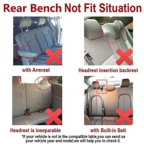 Flying Banner Car Seat Covers Front Seats Rear Bench Polyester car seat Protectors Easy installations Rear Bench Split Classic Man Lady Truck (Full Set - Low Back, Black Purple)… - color: Purple