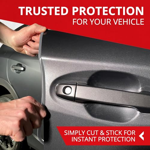 All-Fit Automotive Car Door Edge Protector – Universal DIY Edge Trim to Prevent Scratches & Dings – Flexible Adhesive Molding Trim for Cars, Trucks & SUVs (10 Ft - Silver) - color: Silver
