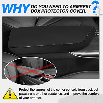 Autorder Center Console Cover for 2022 2023 2024 2025 Lexus NX NX 250/NX 350/NX 350h/NX 450h+ Accessories Armrest Cover Anti-Scratch Leather Middle Console Pad Armrest Protector - size: 2022-2025 Lexus NX