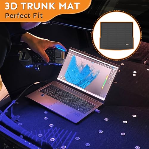 Binmotor-Floor Mats & Cargo Liner Set for Kia Carnival MPV 2022-2025 2026, 8 Passenger, All Weather Car Mats for Carnival LX,LX Seat Package,EX,SX, (Not for Prestige/Hybrid) Accessories - style: 2) Car Mats for Kia Carnival 8 Seats (2020-2026)