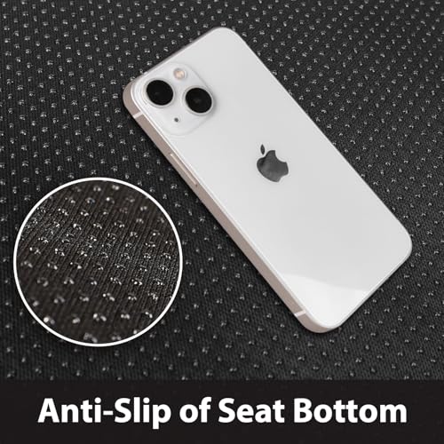 CAR PASS Bling Back Seat Cover, Waterproof Leather Bench Rear Seat Cover Shining Diamond Truck Glitter Crystal Sparkly Rhinestone Universal Fit Armrest Automotive Kid Women Girl, Black Diamond - color: Black Rear, size: Rear Seats