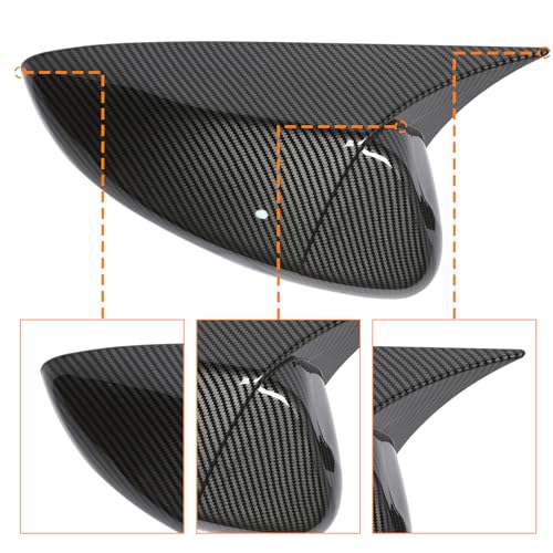 PENSUN 2Pcs ox Side Rear View Mirror Cover Fit for Honda Accord 2018-2022 Accessories Car（Carbon Fiber Pattern）