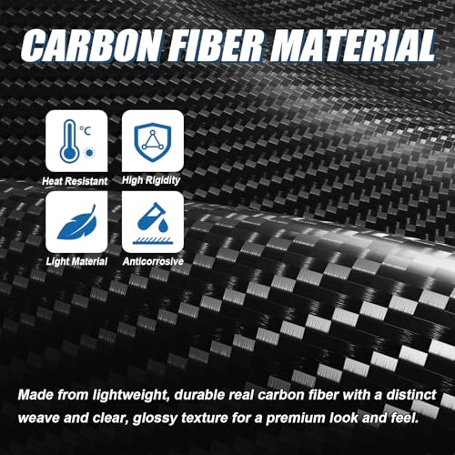 Real Carbon Fiber Dashboard Panel Trim Compatible with BMW BMW 3 Series E90 E92 E93 2006-2013, Car Interior Accessories for 325i, 328i, 330i, 335i - color: Style 3