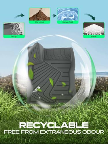 YHTAUTO Floor Mats Fit 2015-2021 Lexus NX /NX200t /NX300 /NX300h, TPE Floor Liners All-Weather Protection Custom Fit, 1st & 2nd Row, Set of 3 Black - size: For 2015-2021 Nx