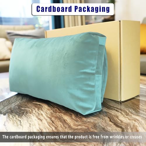 Velvet Recliner Head Pillow with Non-Slip Base - Adjustable Neck Support for Pain Relief in Home, Office and Travel (Light Blue) - color: Light Blue