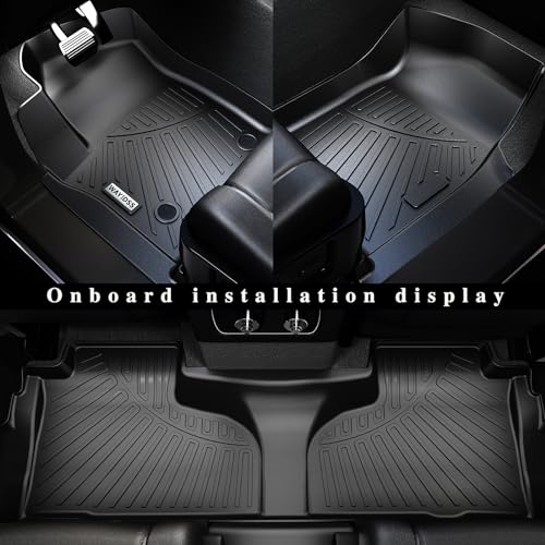 Floor Mats for 2023 2024 2025 2026 Cadillac Lyriq Lyriq-v & Trunk Mat TPE All Weather Protection 2 Rows Car Floor Liners with Cargo Liners - size: For 203-2026 Cadillac Lyriq full set mat