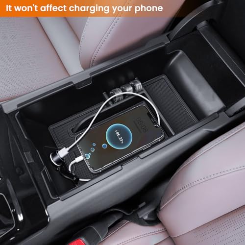 TACORBO Camry Gear Shift Side Insert Tray and Center Console Tray Organizer Compatible with Toyota Camry 2025 2026 (XSE/XLE/SE/LE) Accessories, Armrest Secondary Storage Box