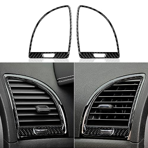 Car Air Vent Outlet Cover Decals for 2011 2012 2013 2014 Chrysler 300 / 300C / 300S / Limited/Base Accessories Carbon Fiber Interior Stickers - color: Air Vent Outlet，2011-2014
