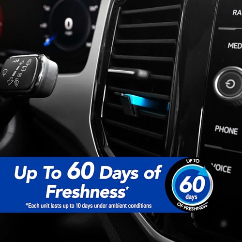 Refresh Your Car! Vent Air Freshener (New Car /Cool Breeze Scent, 6 Pack) - size: 6 Count (Pack of 1)