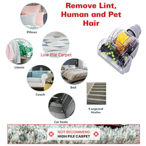 for Shark Household Cleaning Kit Vacuum Cleaner Accessories & Air Driven Pet Upholstery Turbo Brush Vacuums Nozzle Tool Pet Attachment Swivel Head