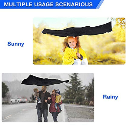 Sedan SUV Car Sun Shade for Windshield UV Rays and Heat Sun Visor Protector,Foldable Windshield Sun Shade Umbrella,Keep Car Cool,Easy to Use/Store,57''x 31'' - size: 57*31 inches