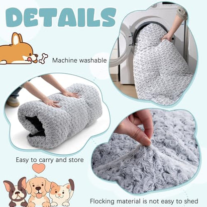 BBTO 47 x 29 Inches Extra Thick Dog Bed for Car Trunk SUV, Non-slip SUV Cargo Liner, Large Size Dog Blanket Mat Pet Backseat Cover with Anti Slip Sticker Travel Hair Resistant Backseat Extenders Cover